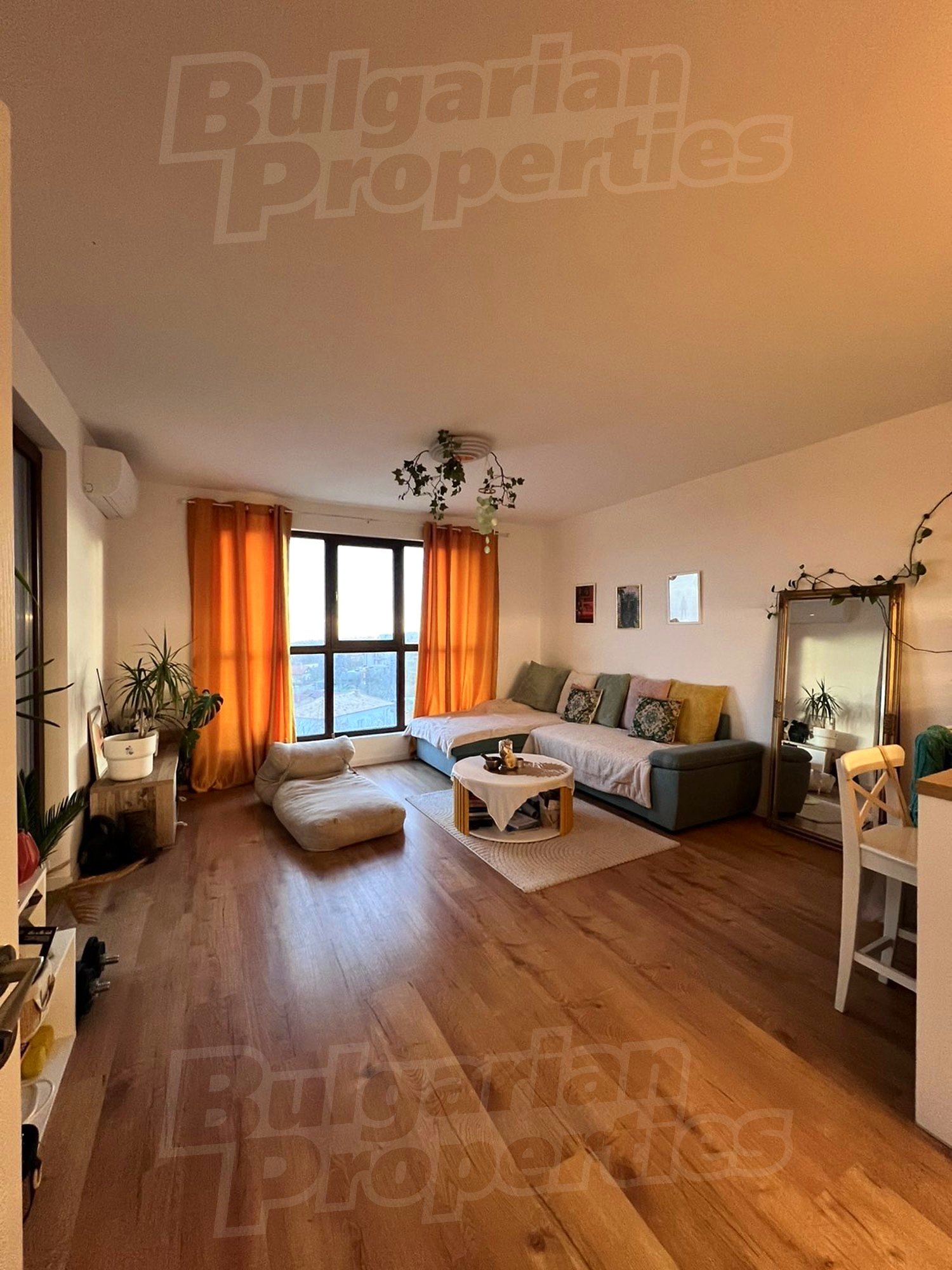 inside, living room, furnished