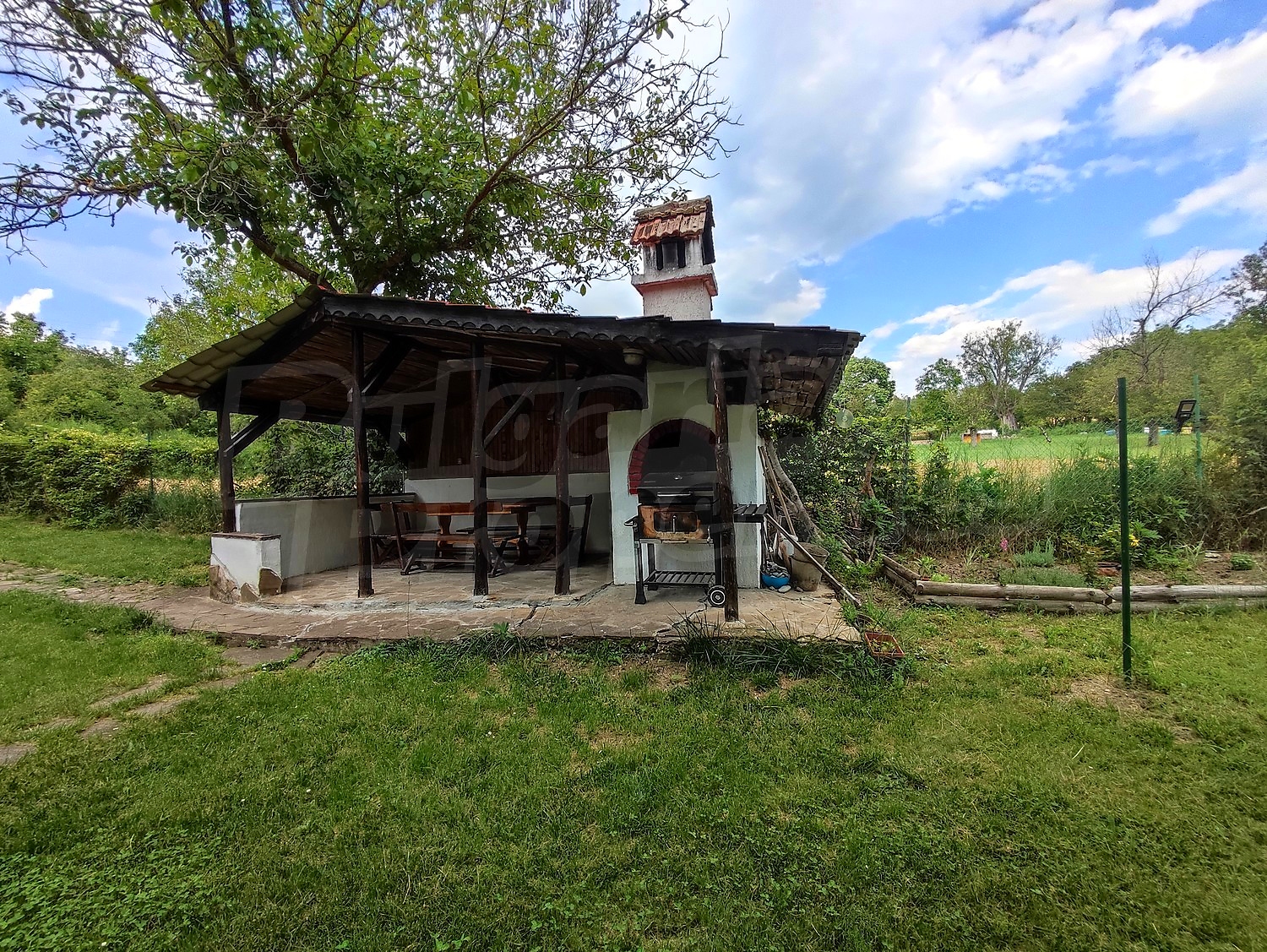 outside, garden, green area