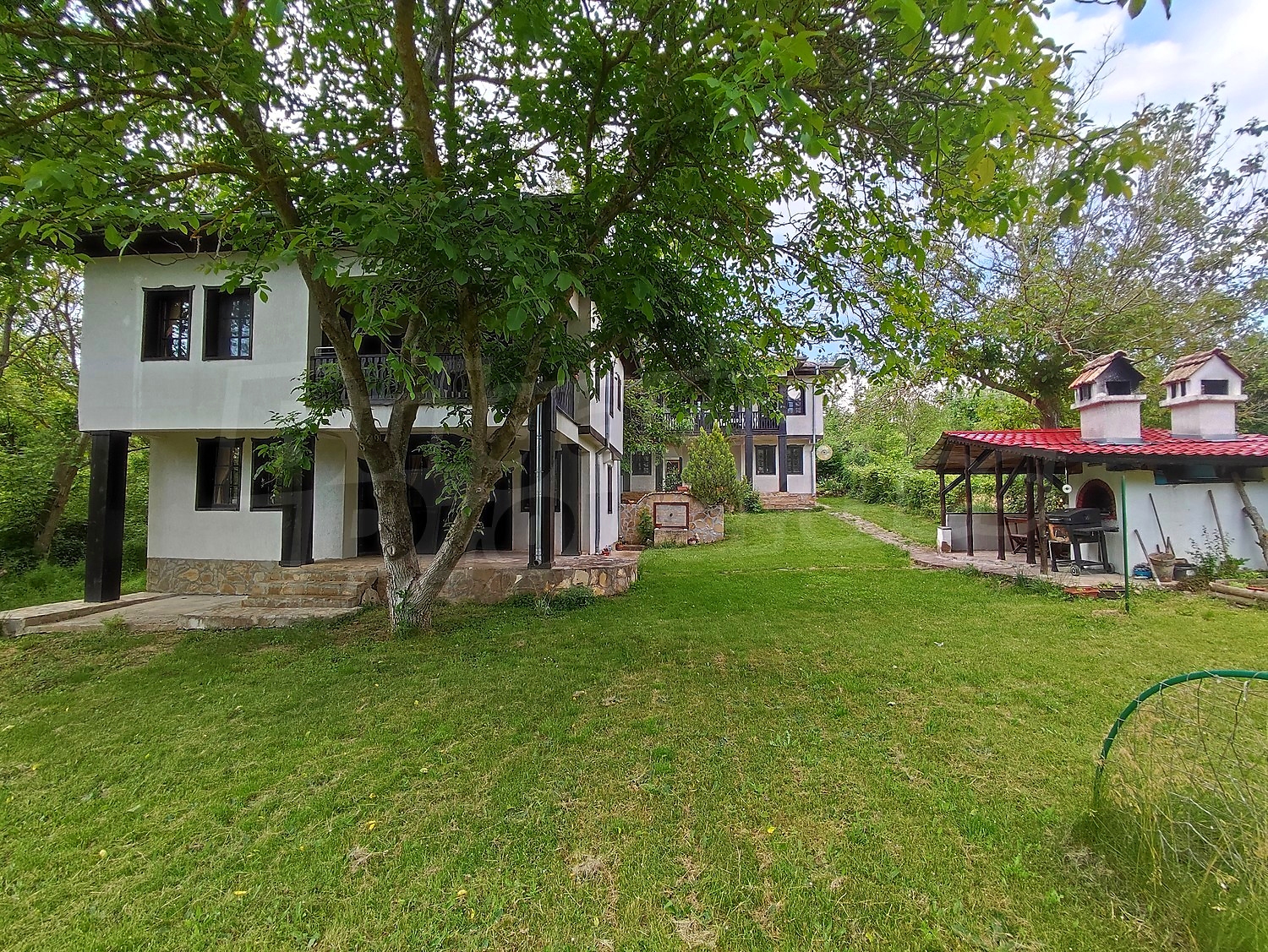 outside, facade, garden, green area