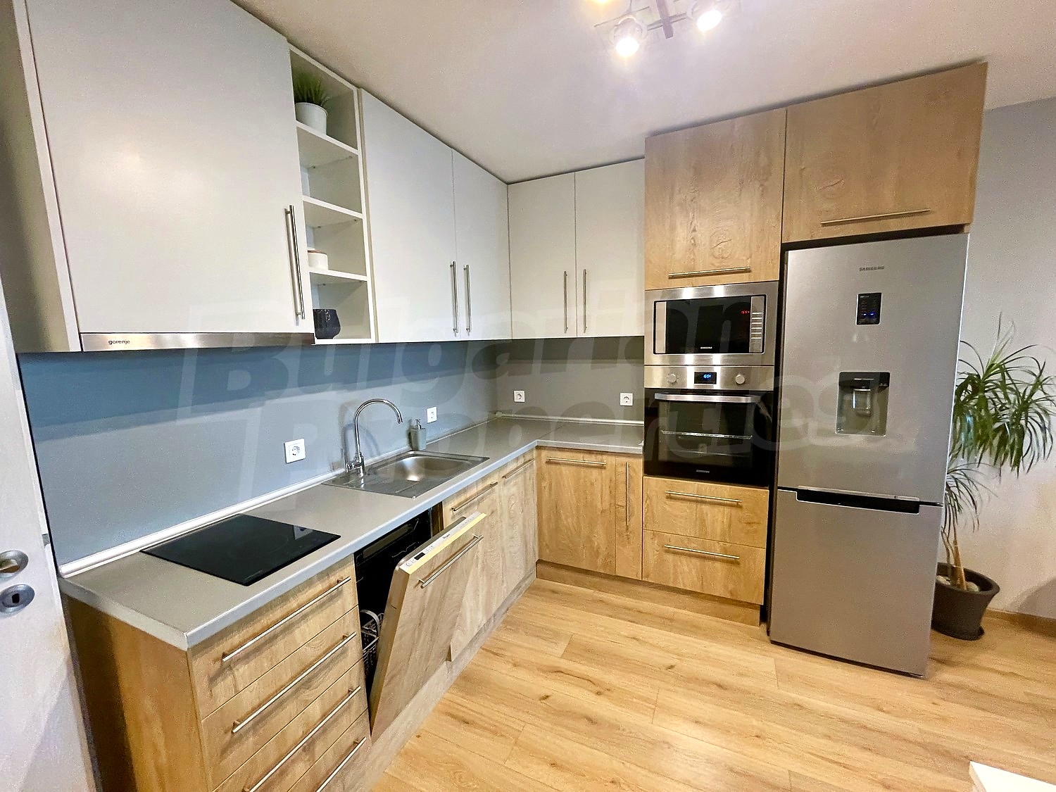 inside, kitchen, furnished