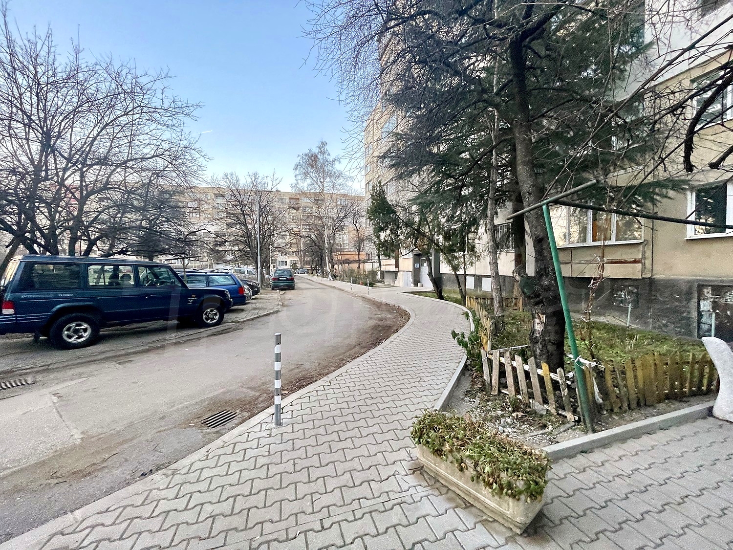 outside, parking, facade, garden