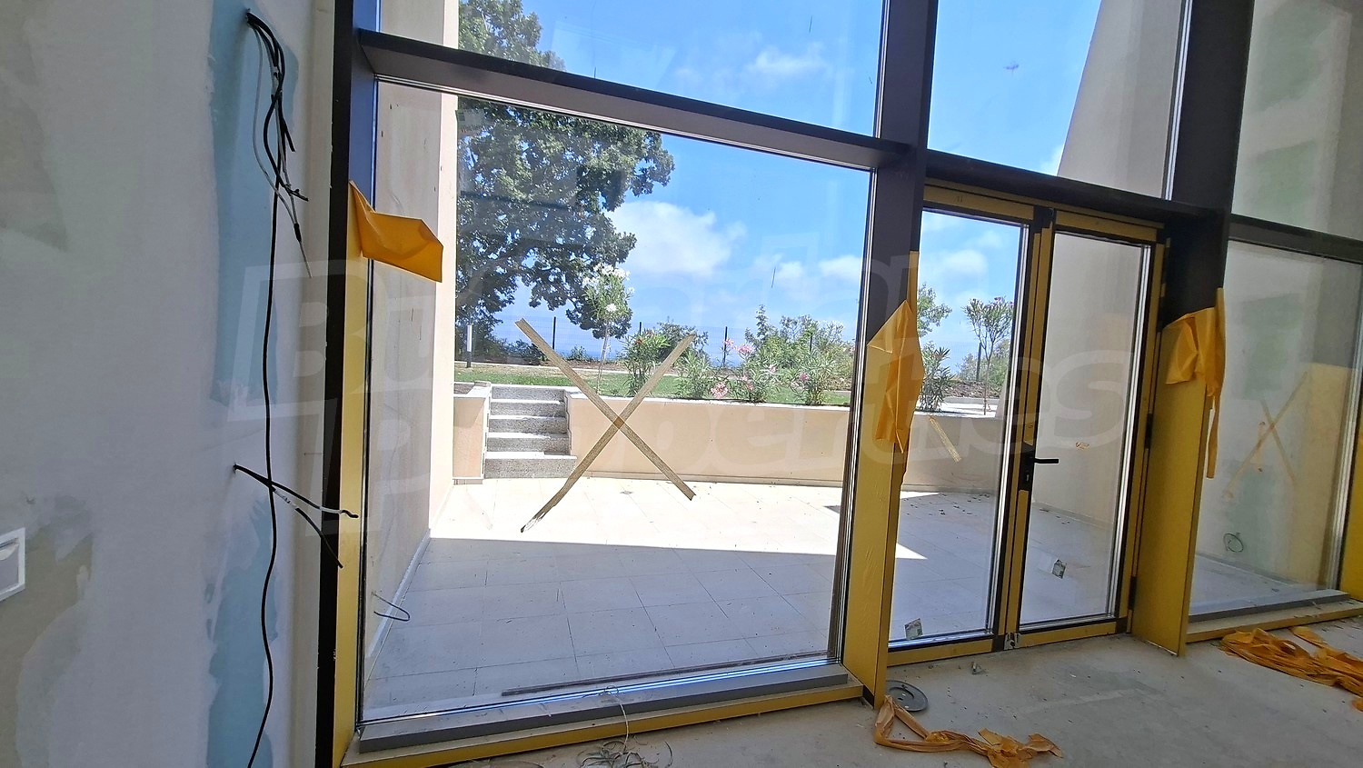 inside, balcony, view from balcony