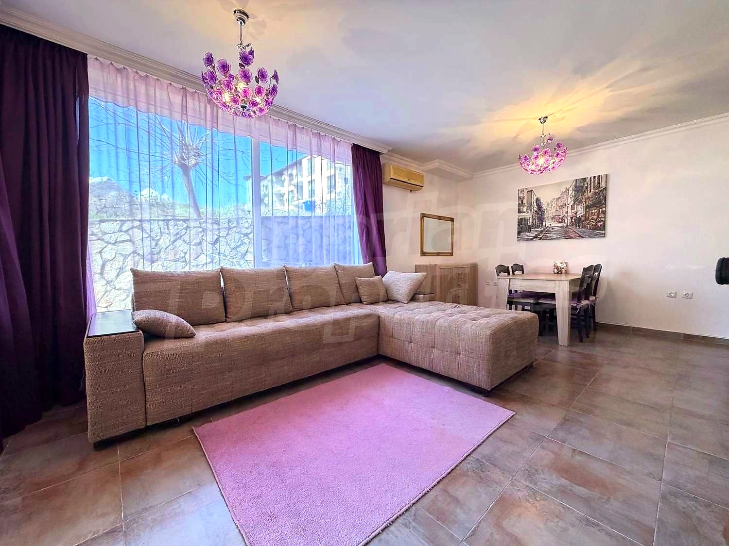 inside, living room, furnished