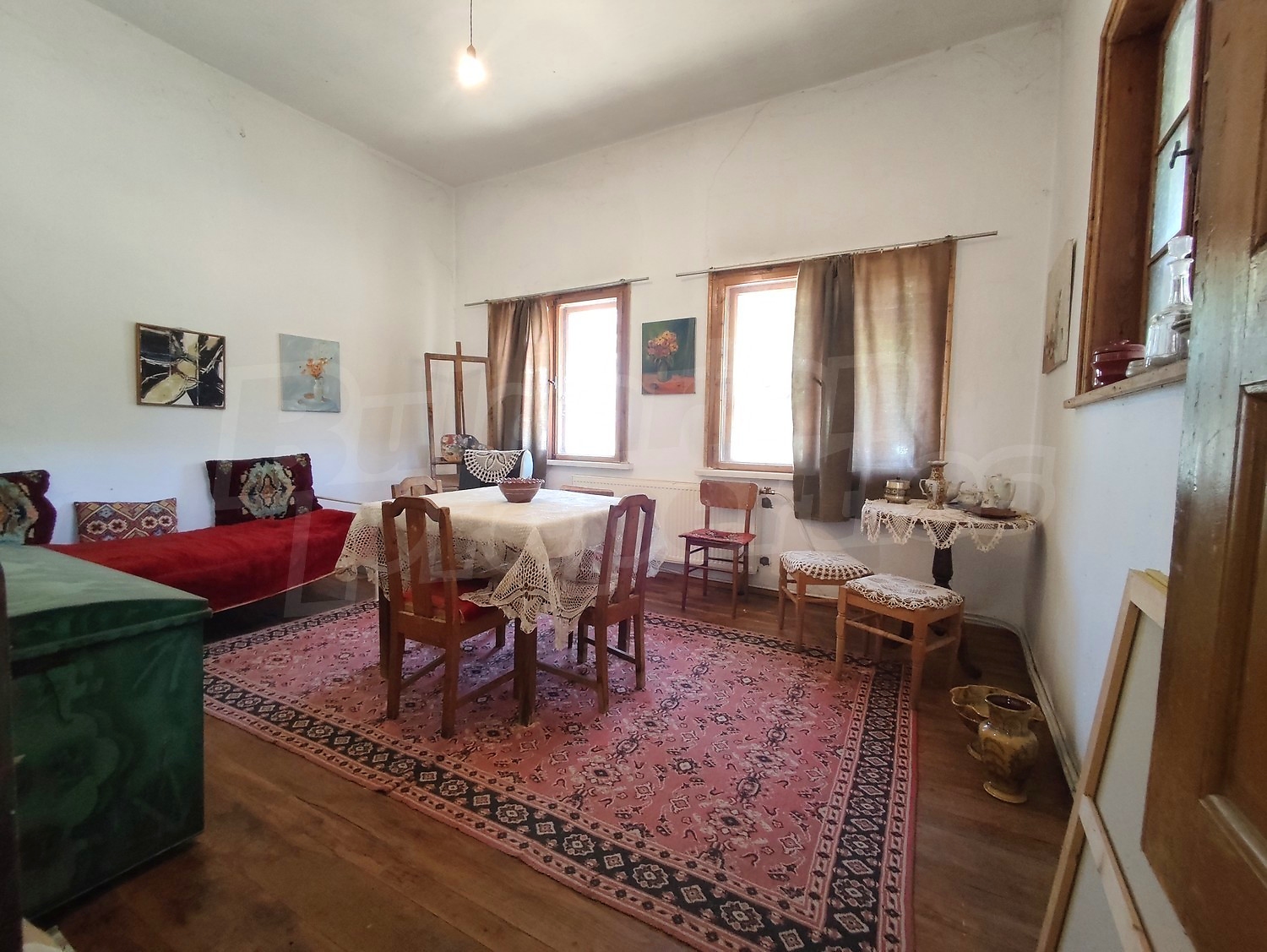 inside, living room, furnished