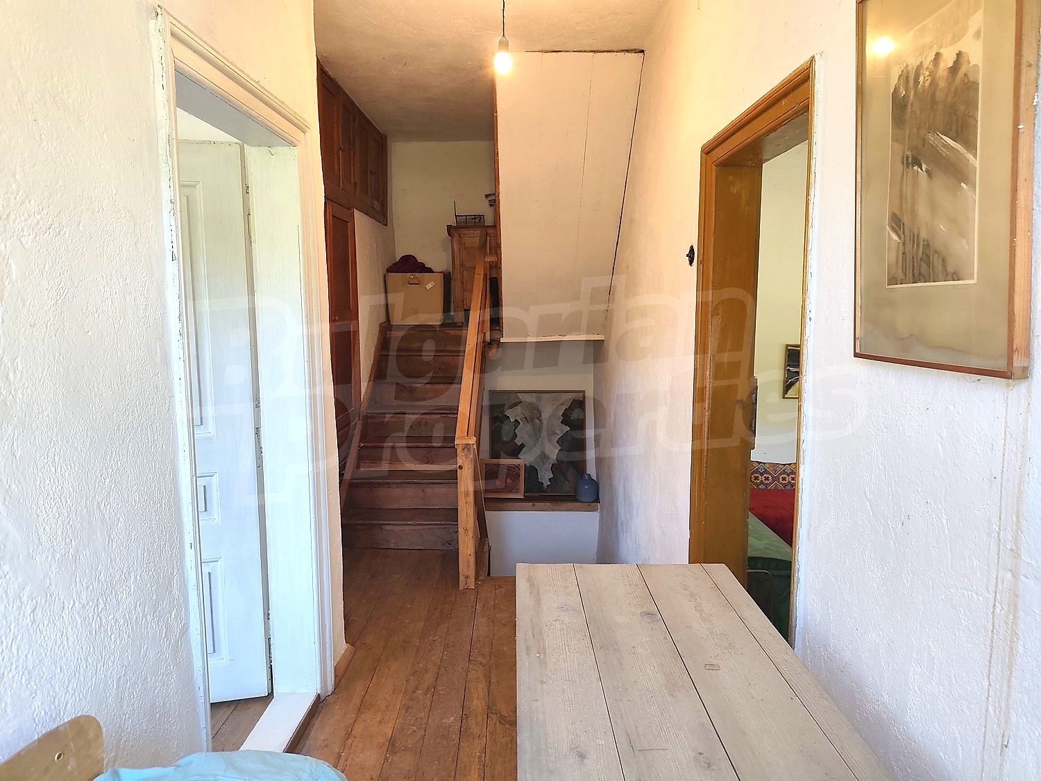 hallway, stairs, inside