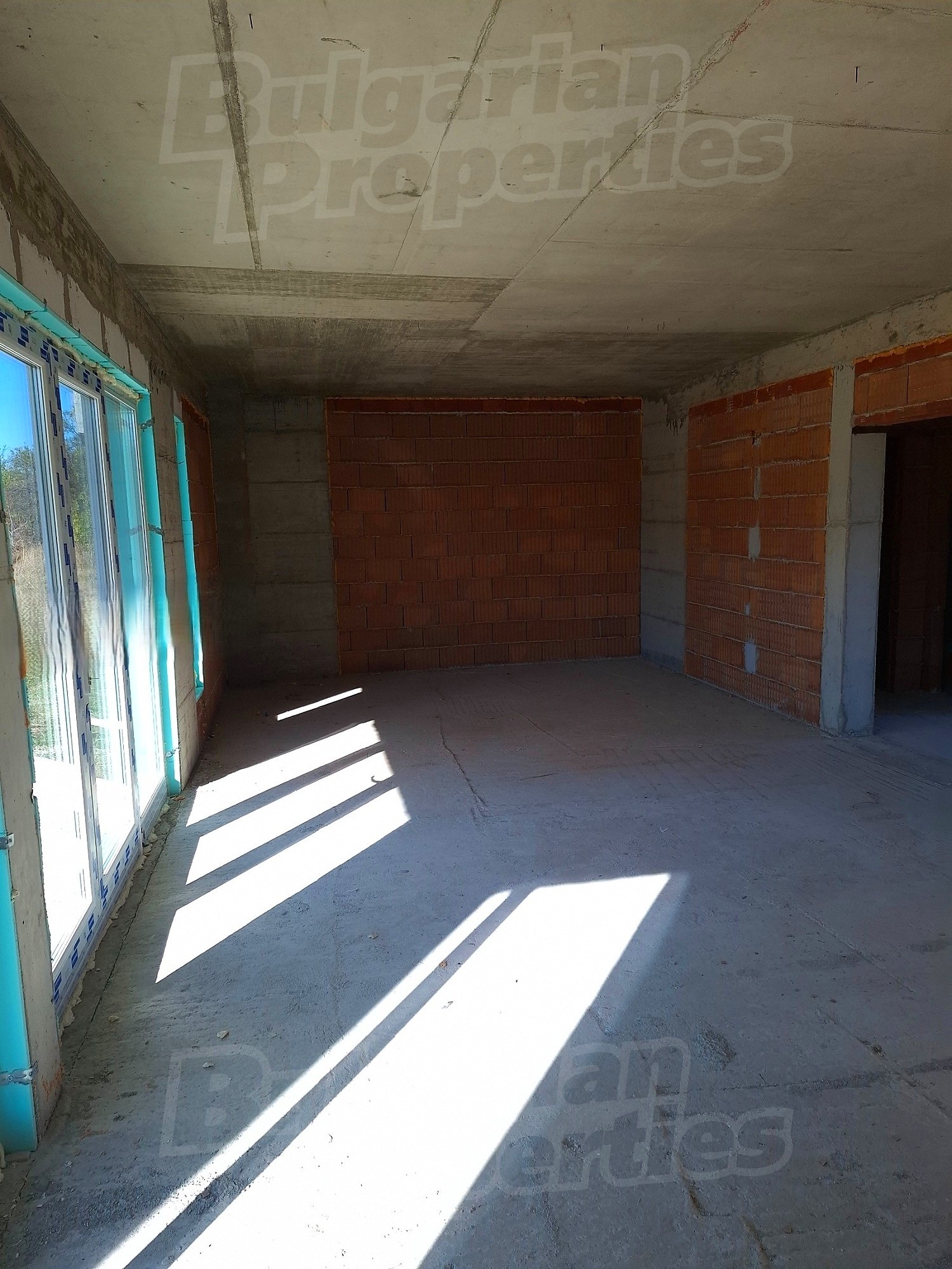 inside, unfurnished