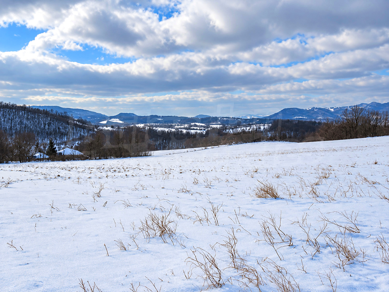 outside, mountain