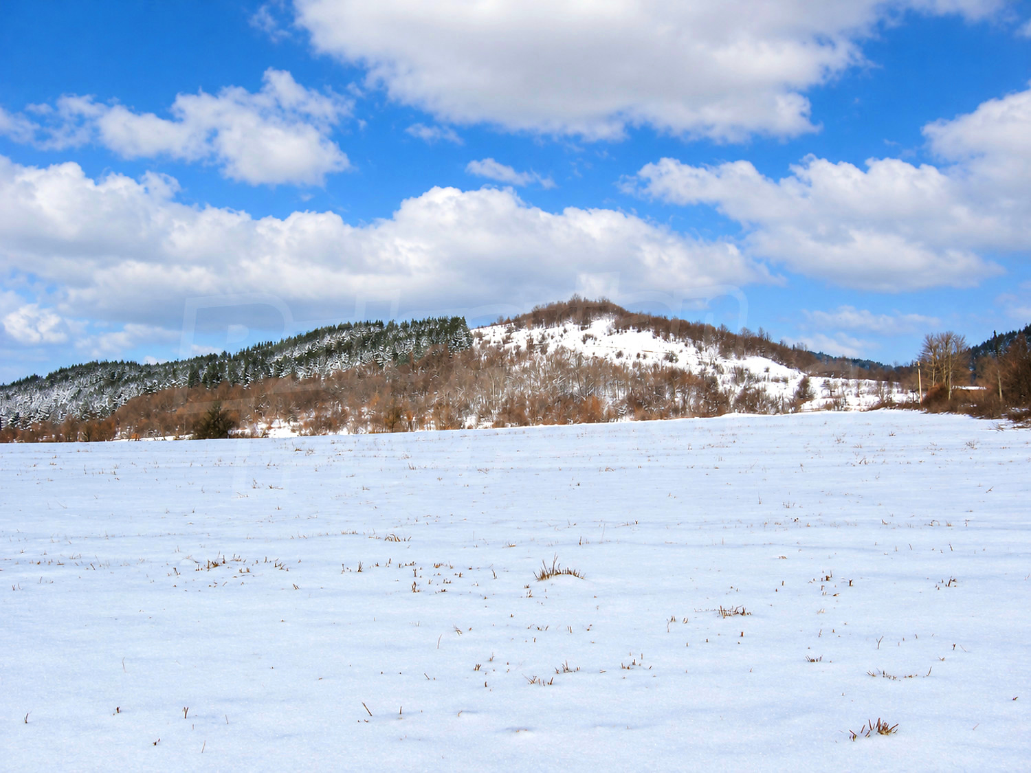 outside, mountain