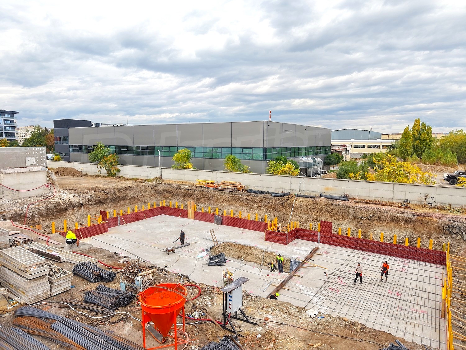 outside, construction