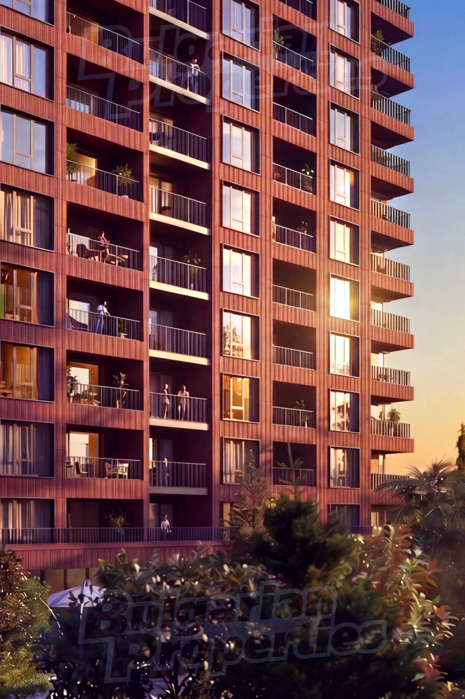 facade, balcony, outside