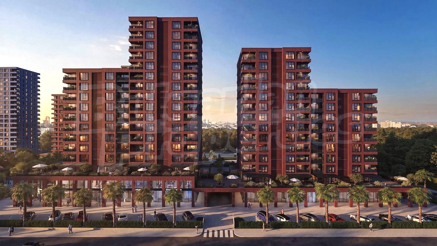 outside, facade, garden, parking