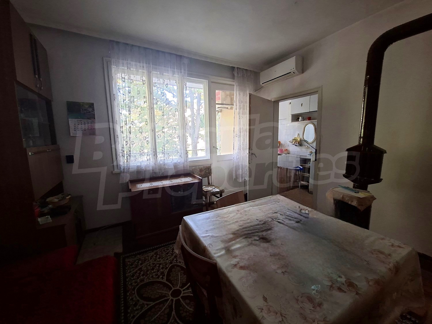 inside, furnished