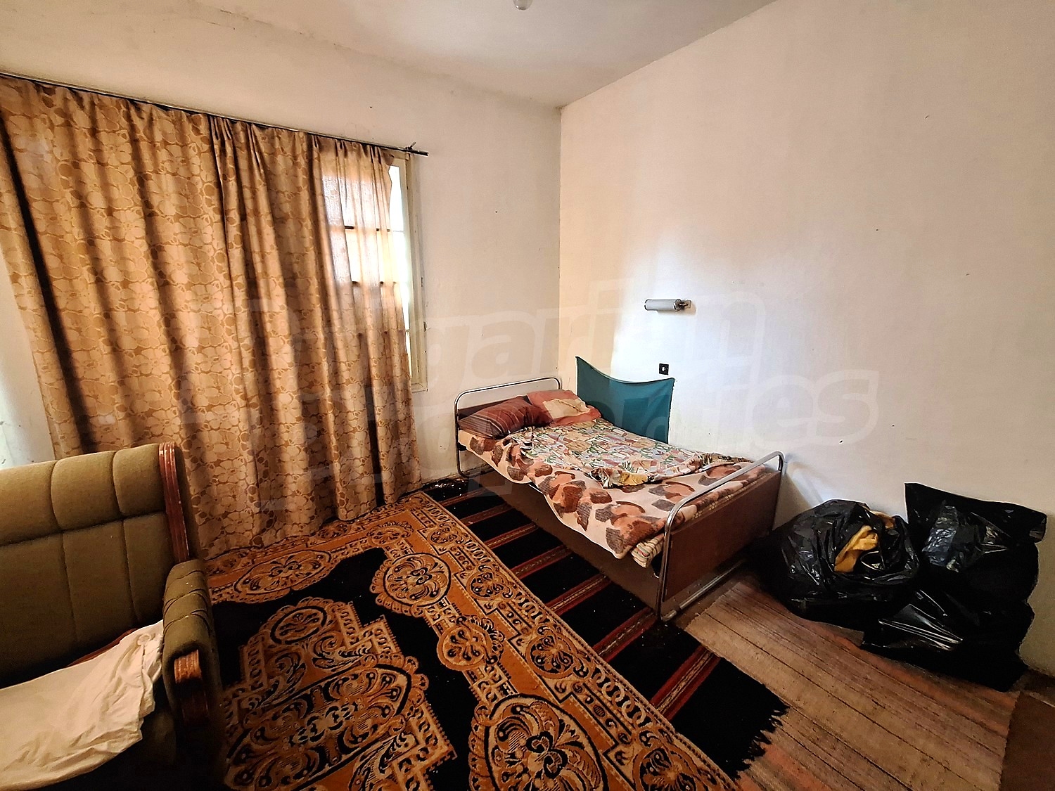 bedroom, inside, furnished