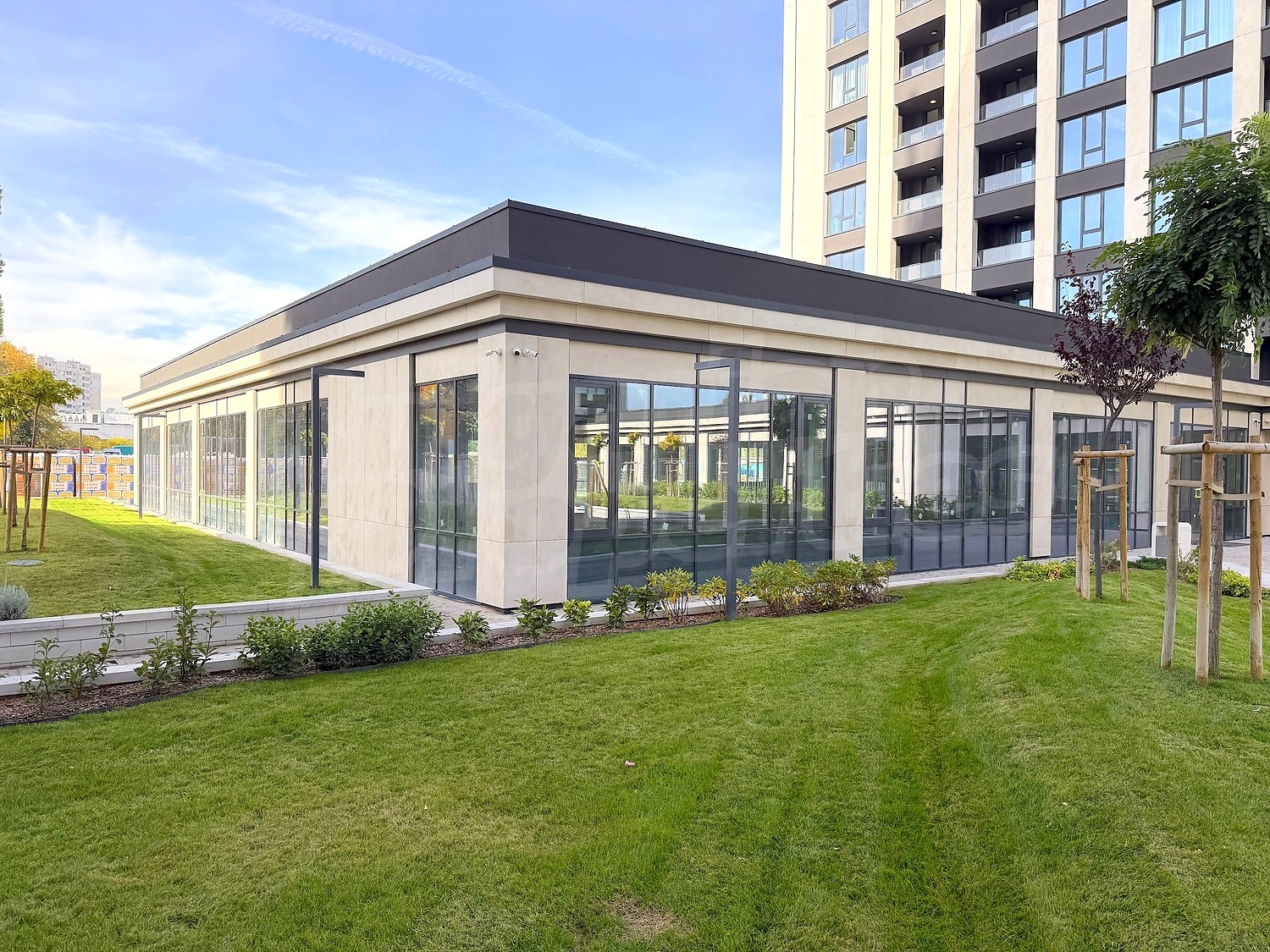 outside, facade, garden, green area