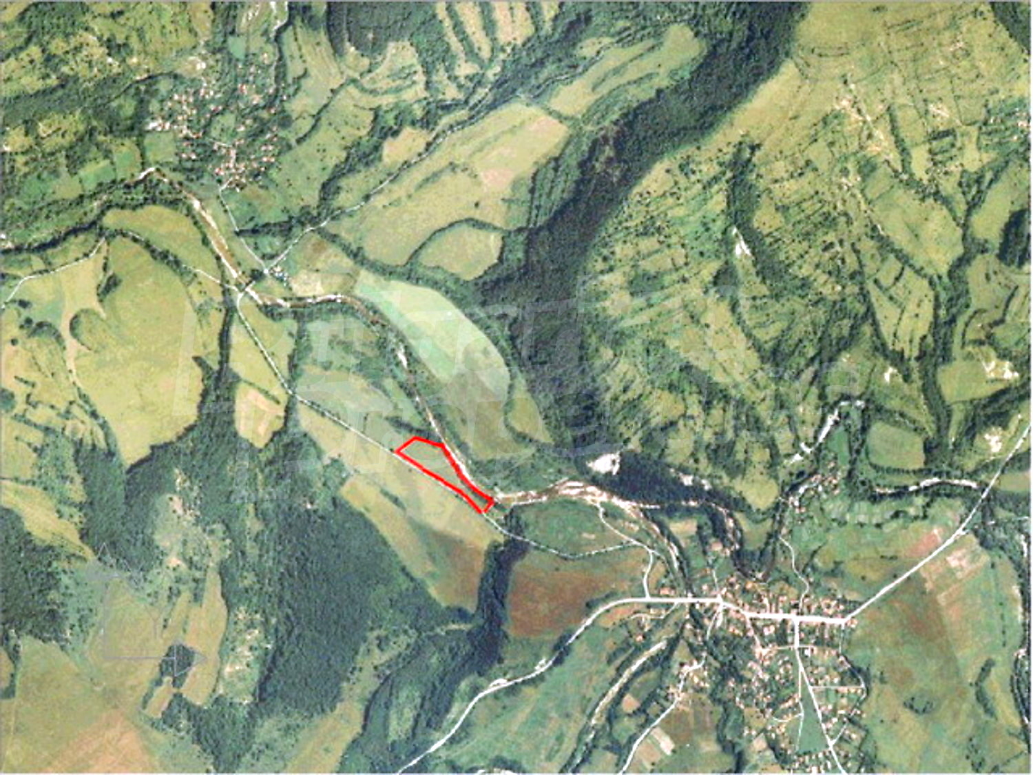 outside, green area