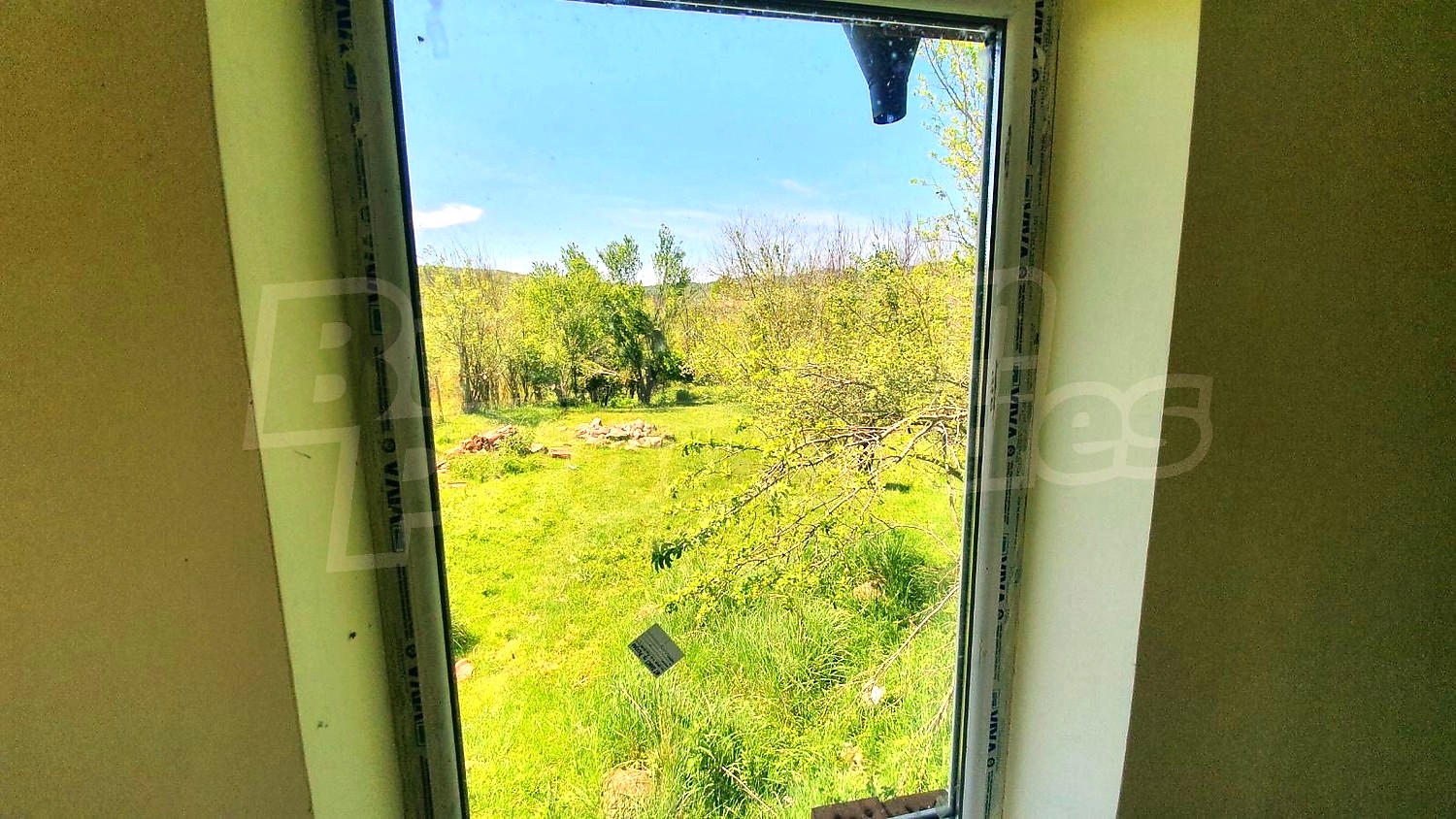 inside, green area