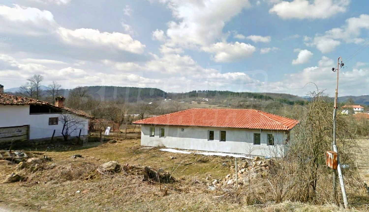 outside, facade, mountain, green area