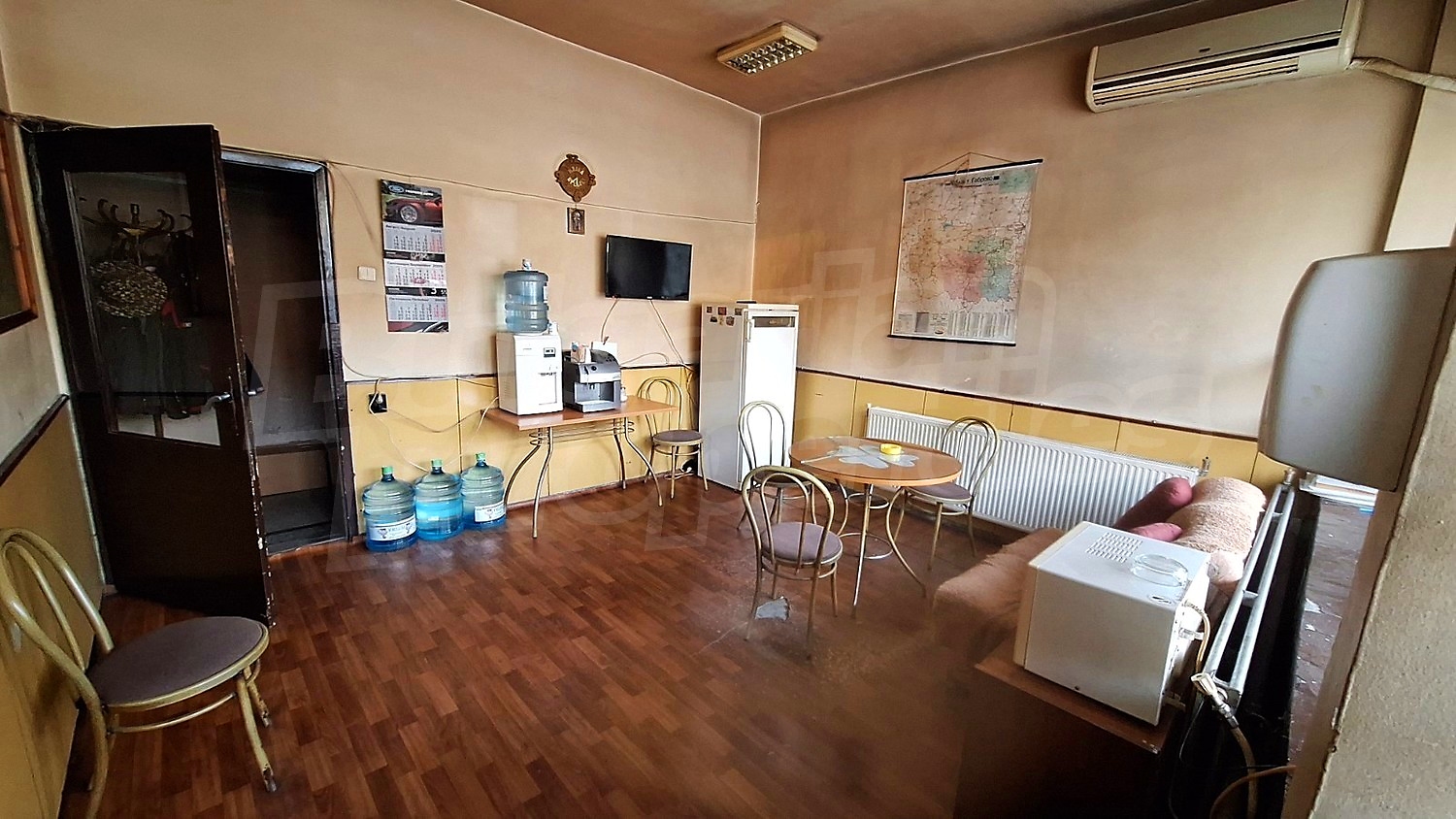 inside, furnished