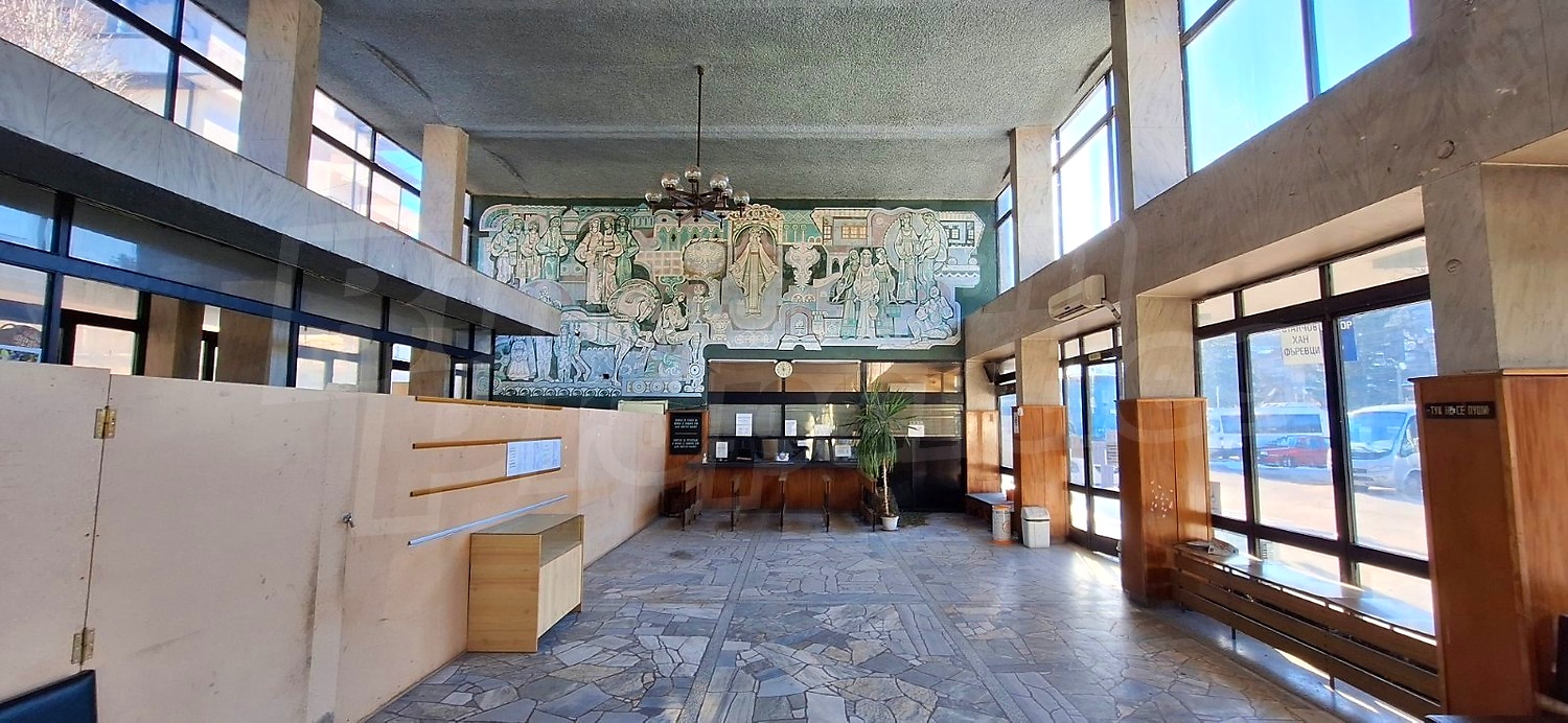 inside building entrance