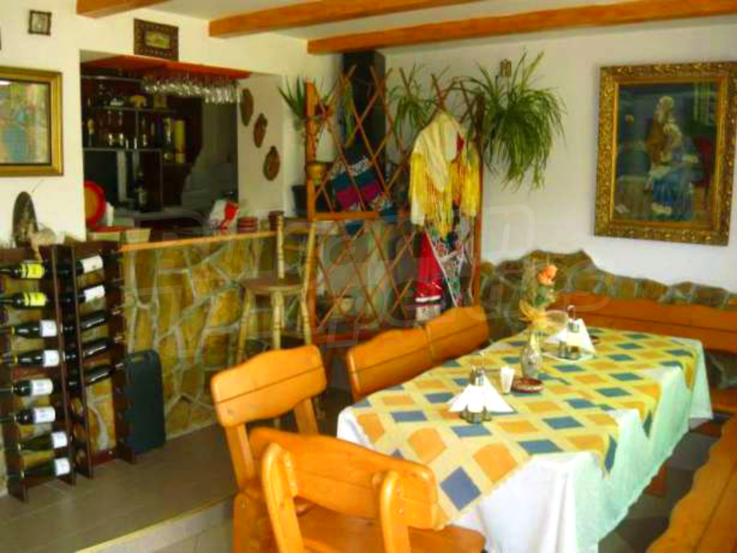inside, furnished