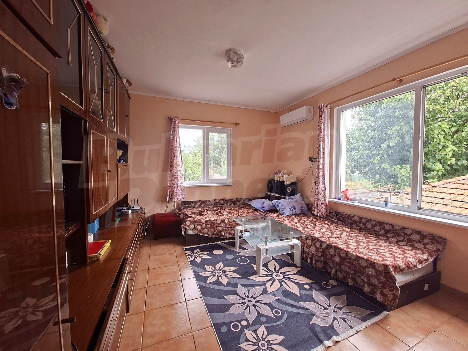 inside, living room, furnished