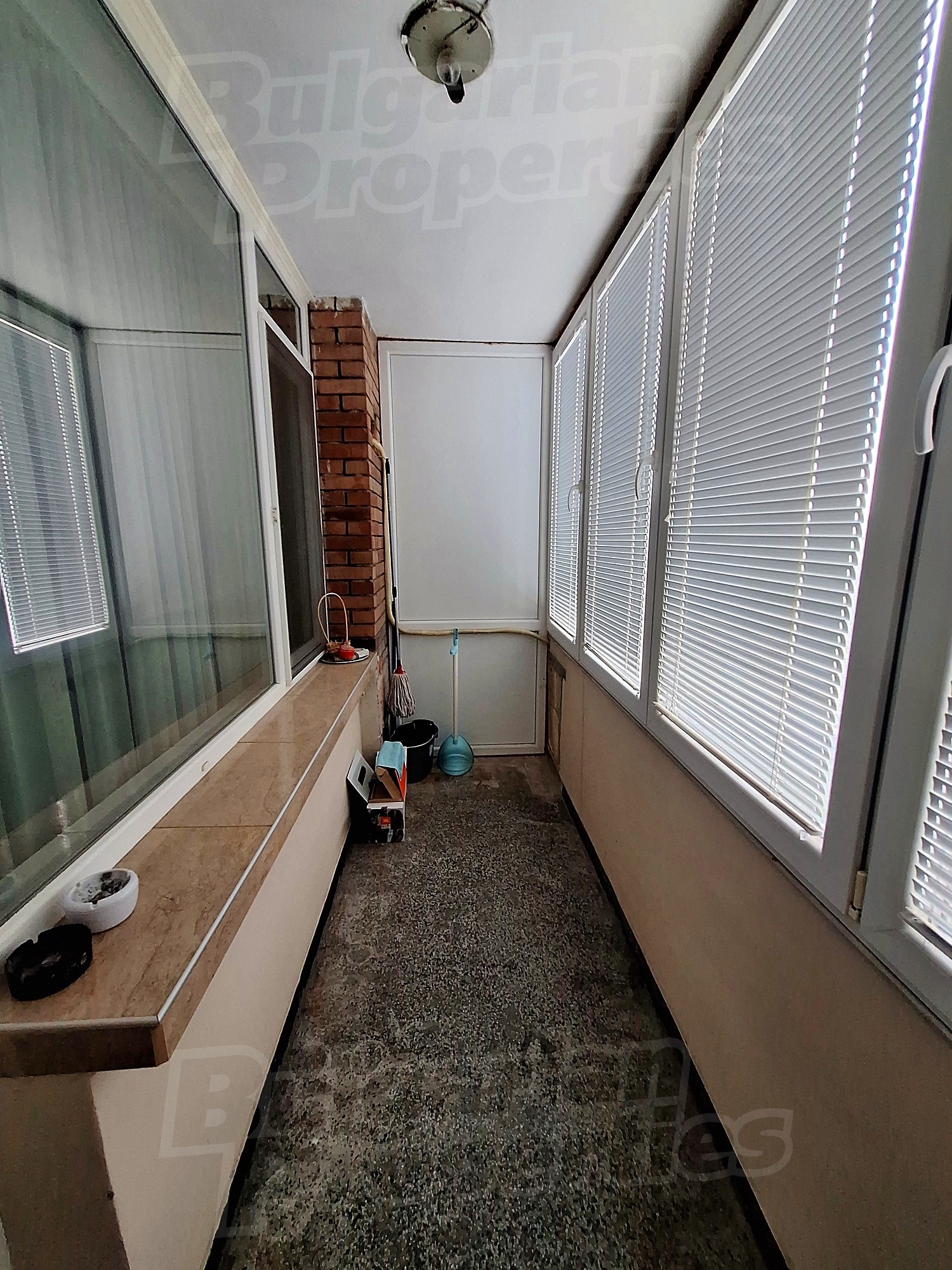 balcony, inside
