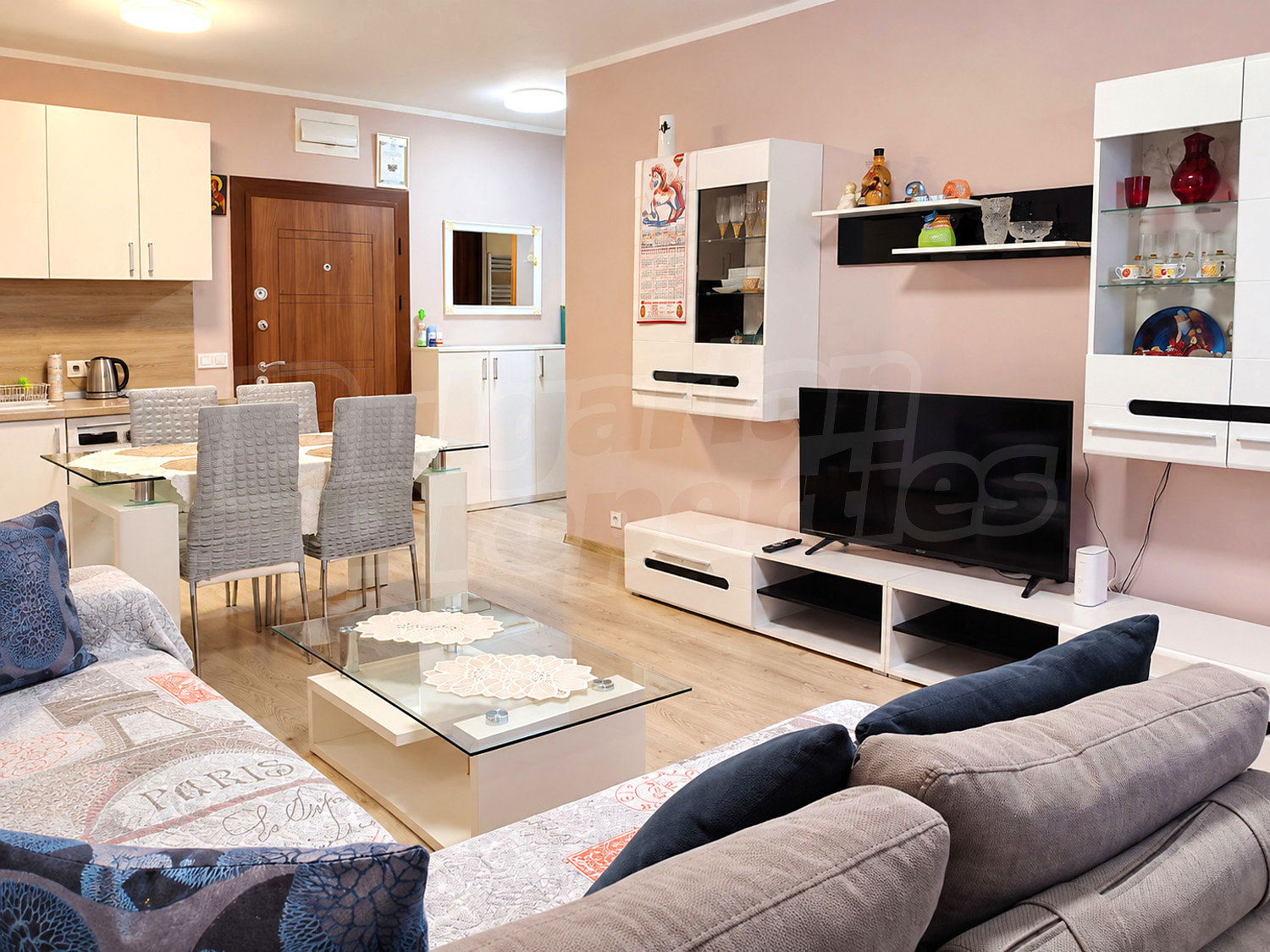 inside, living room, furnished