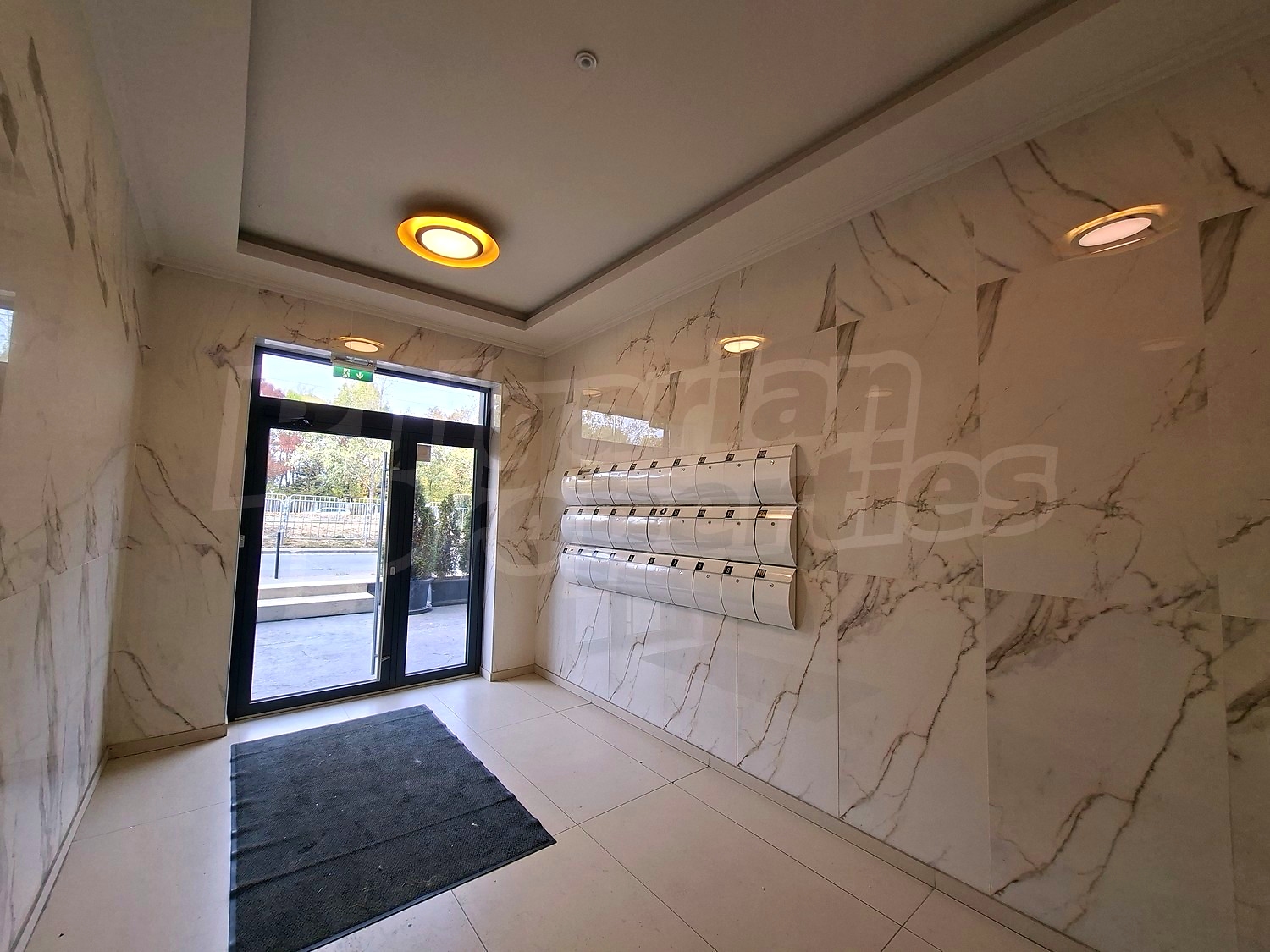 inside building entrance