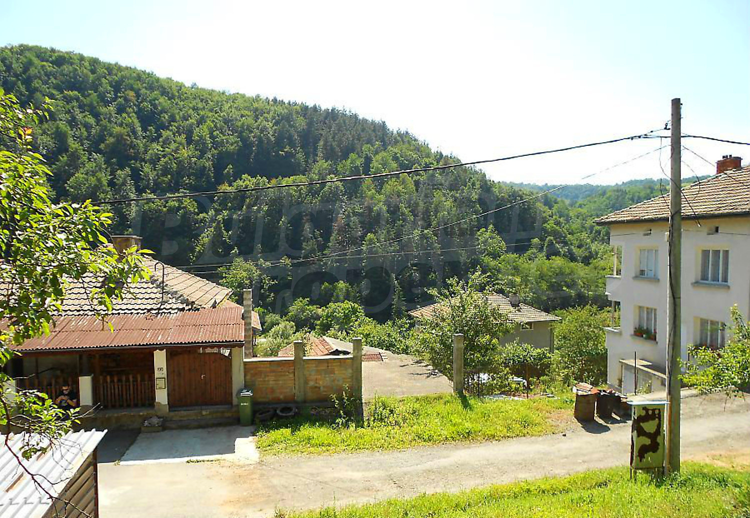 outside, mountain, green area, facade