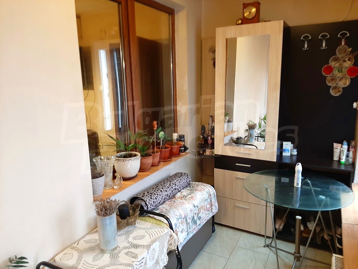 inside, furnished