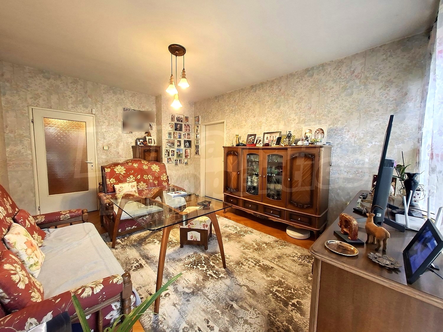 inside, living room, furnished