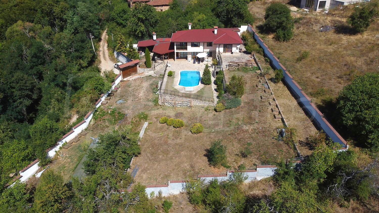 outside, pool, garden