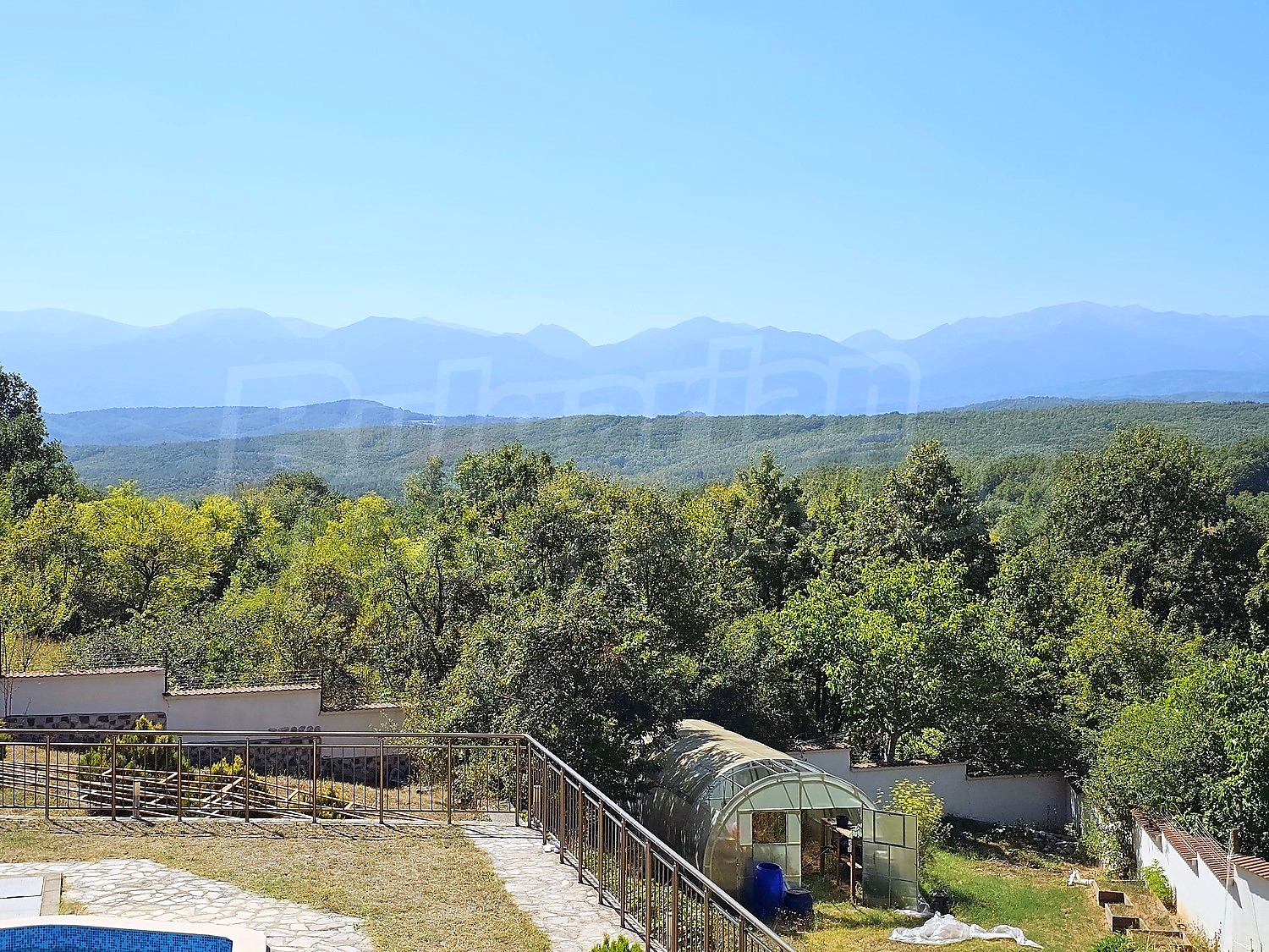 outside, pool, mountain, green area