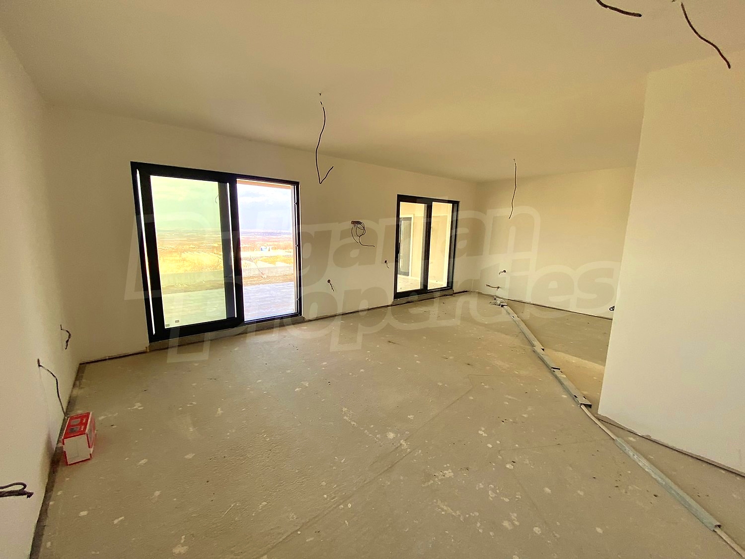 inside, view from balcony