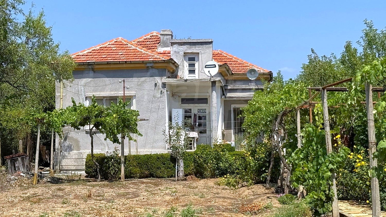 facade, garden, outside