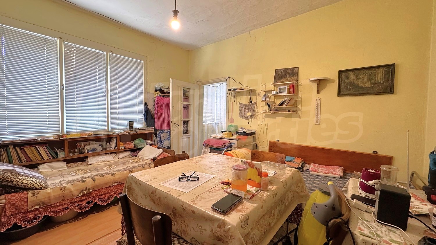inside, living room, furnished