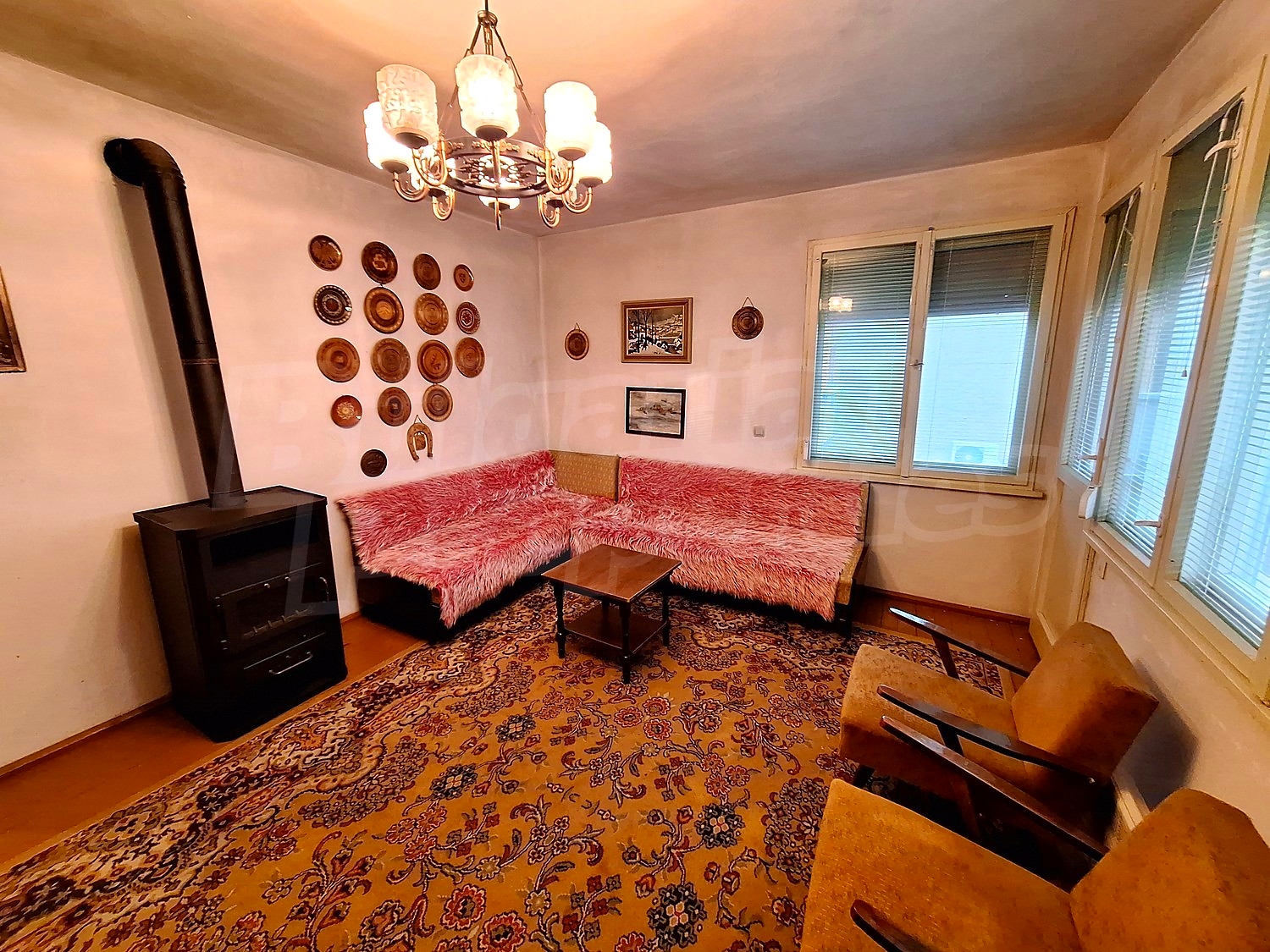 inside, living room, furnished