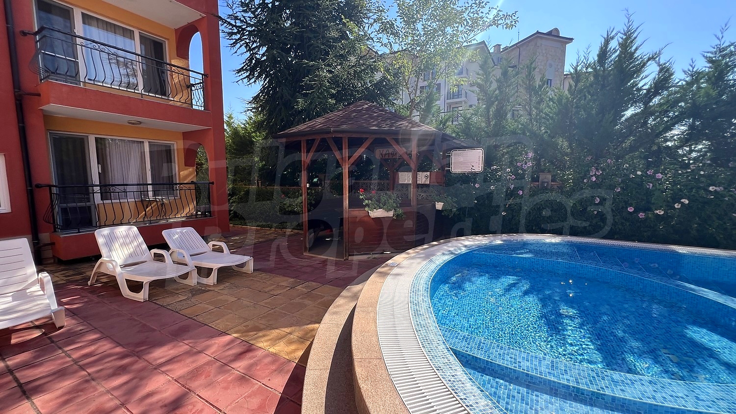 outside, pool, garden