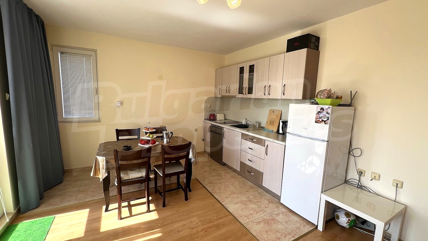 inside, kitchen, furnished
