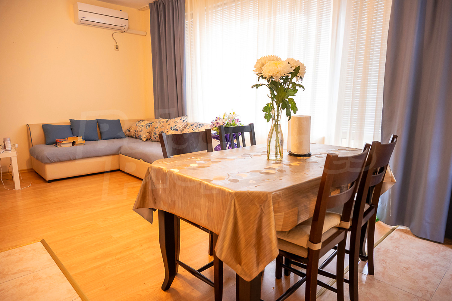 inside, living room, furnished