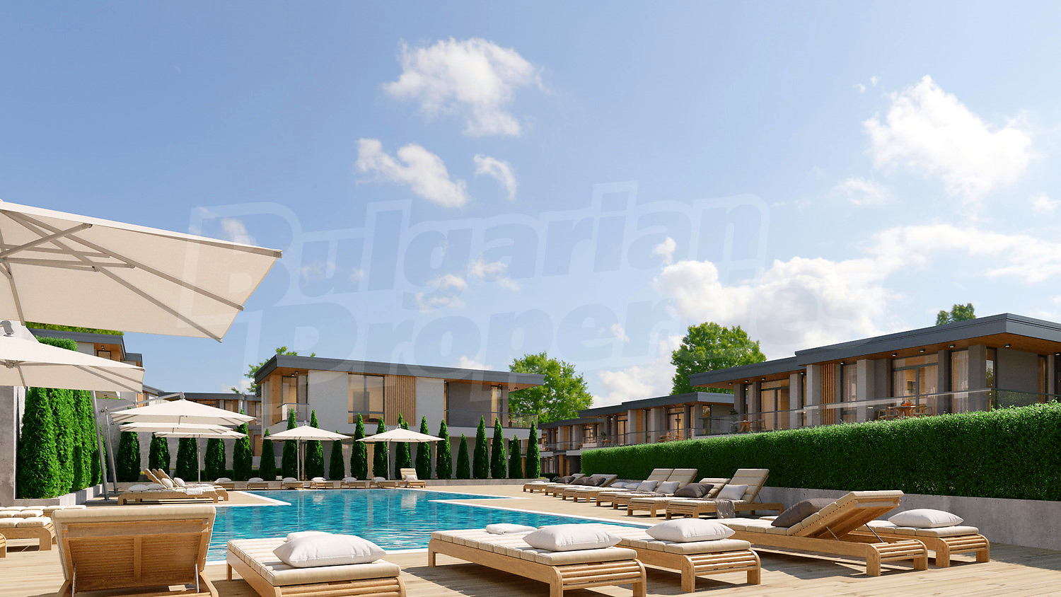 outside, pool, garden
