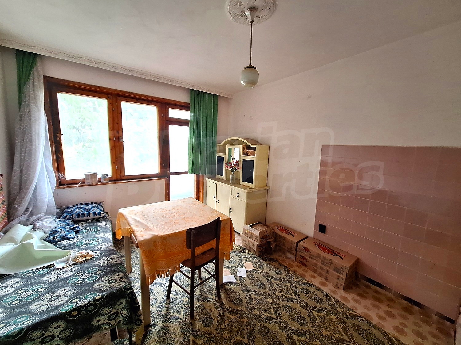 inside, furnished
