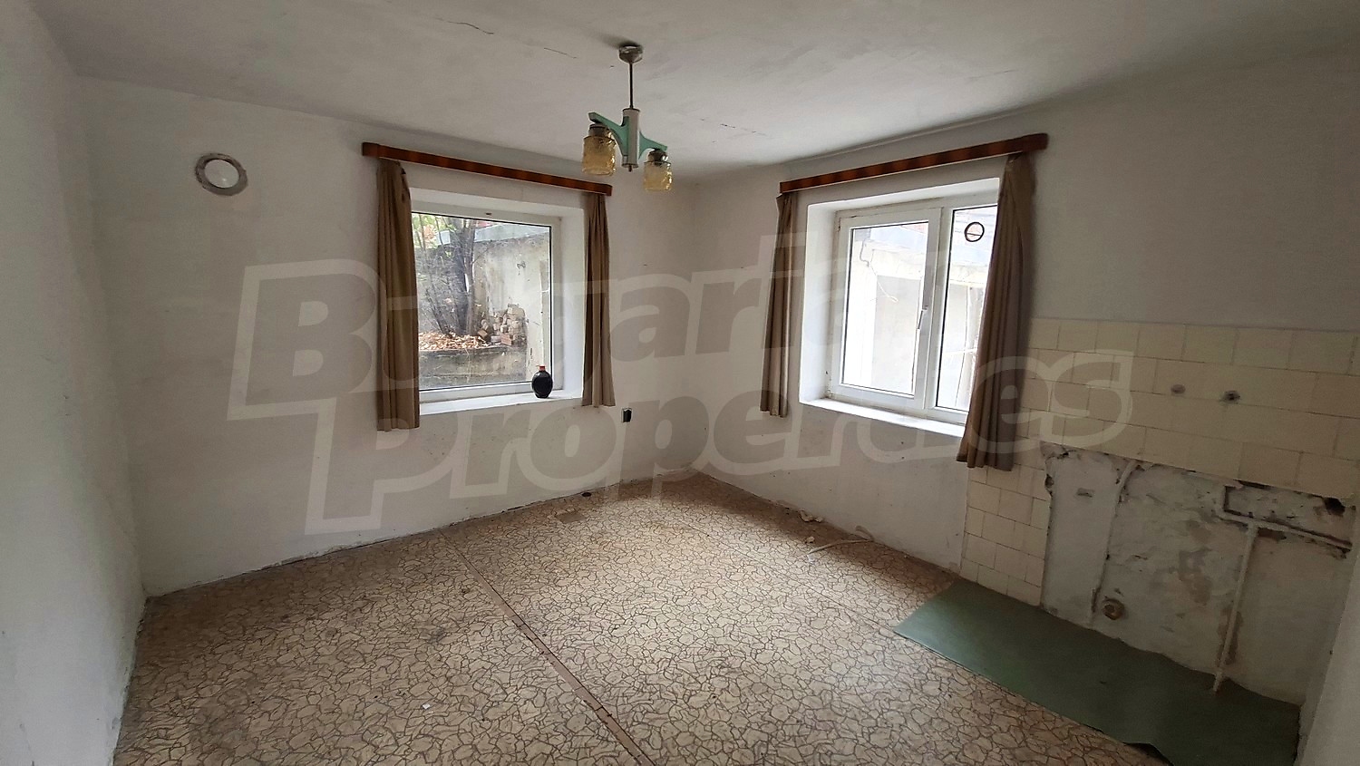 inside, unfurnished