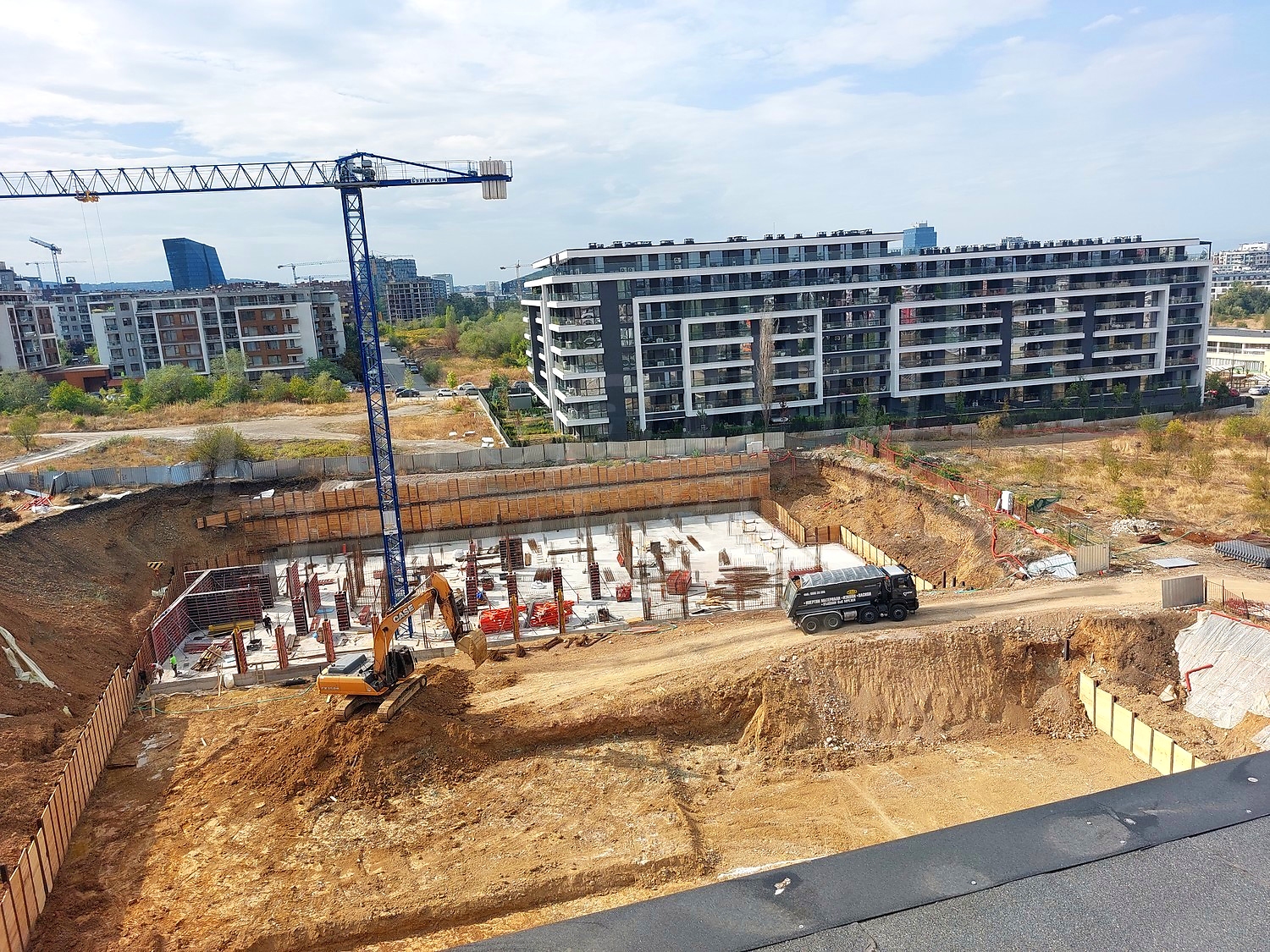 outside, construction