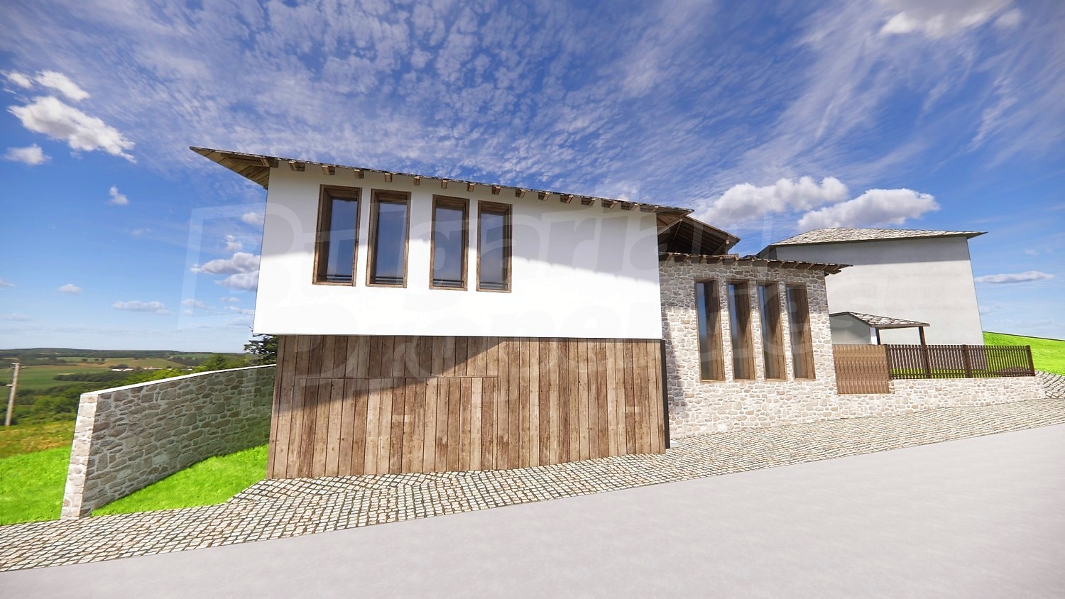 outside, facade