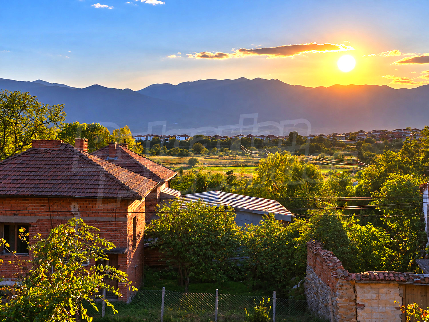 outside, mountain, garden
