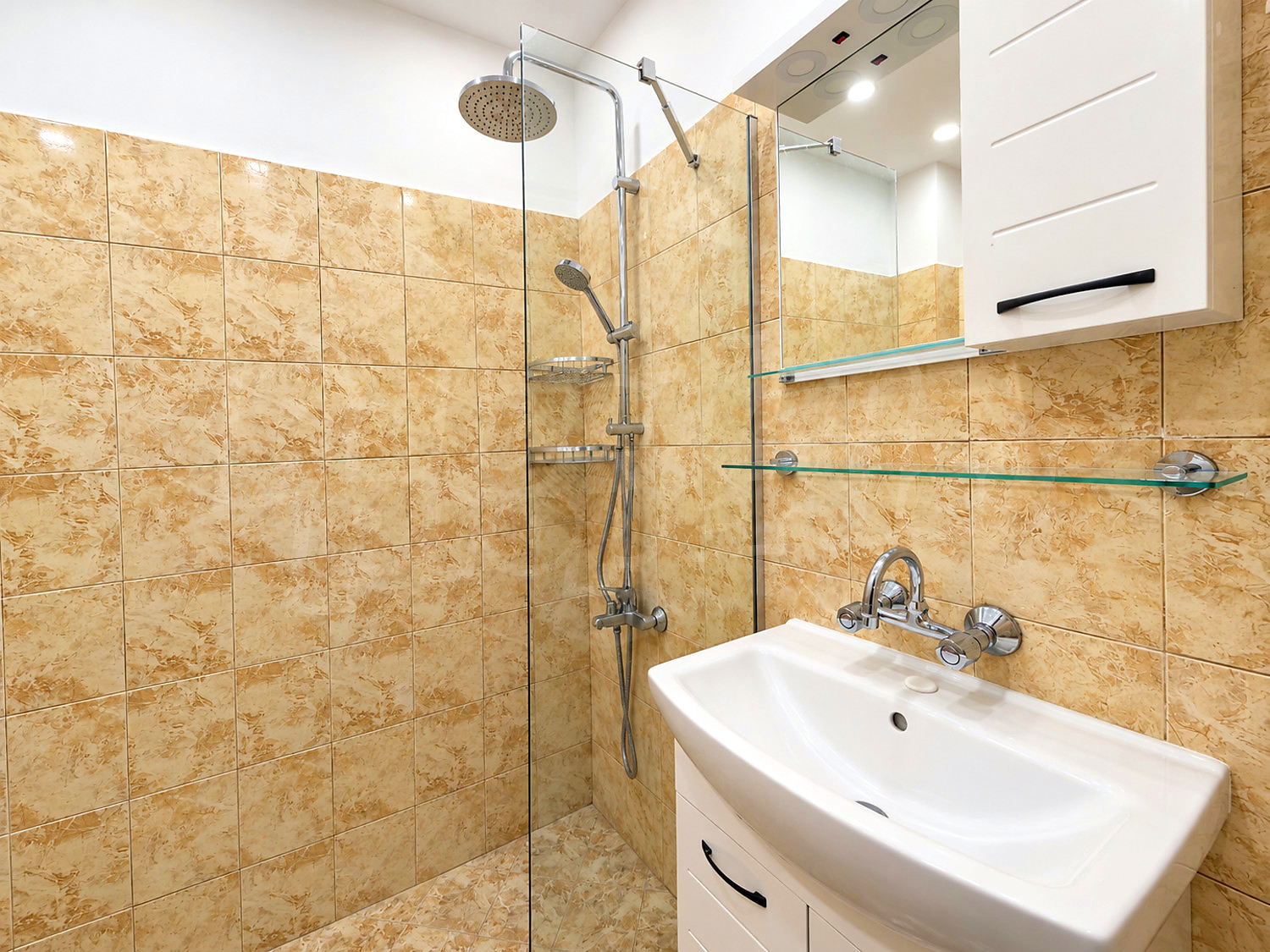 inside, bathroom