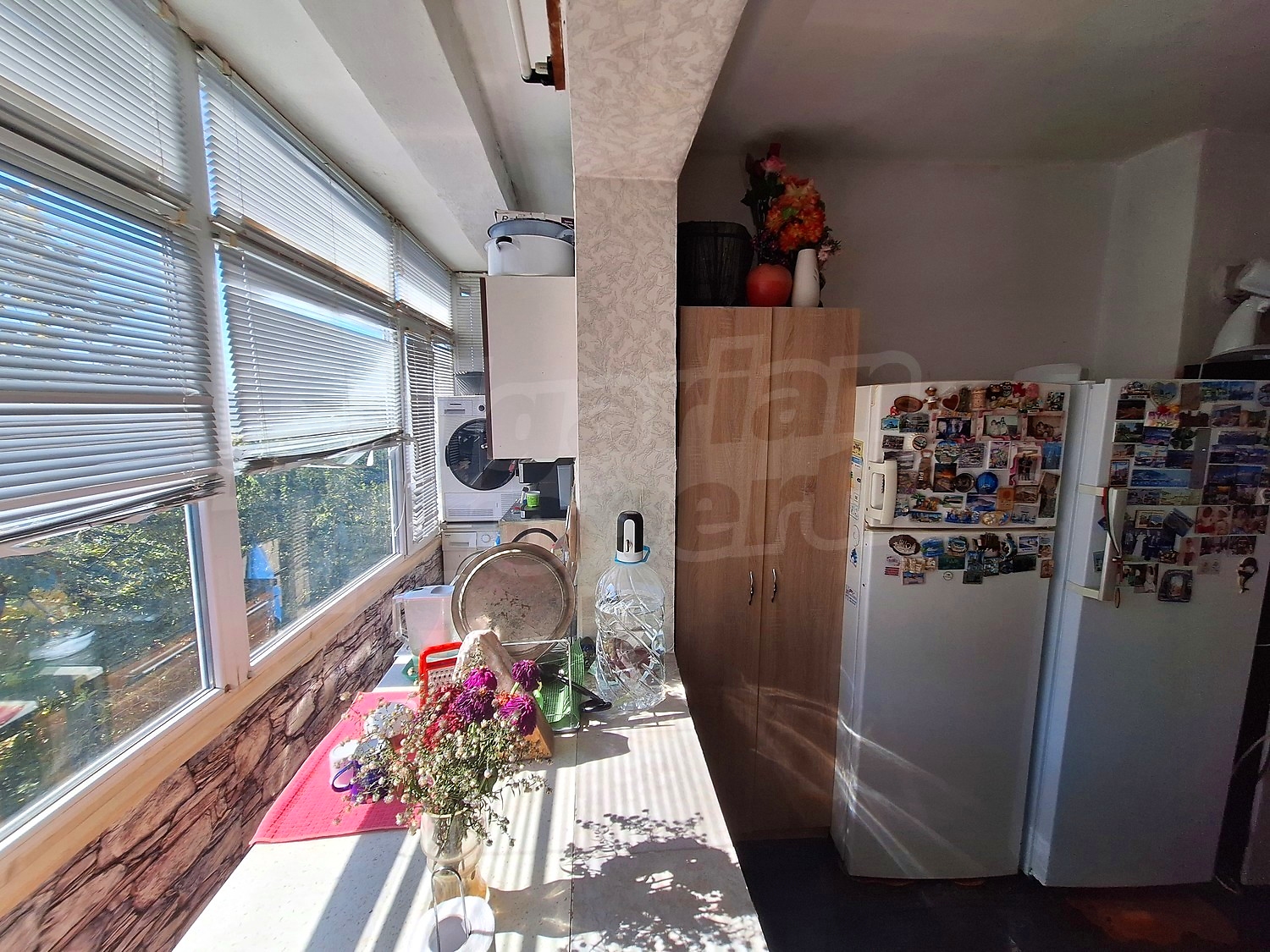 inside, kitchen, furnished