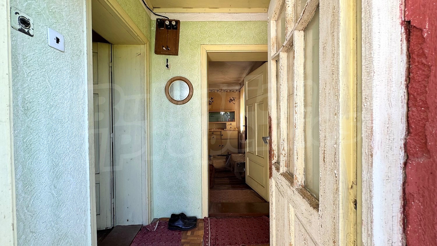 inside, inside building entrance, hallway
