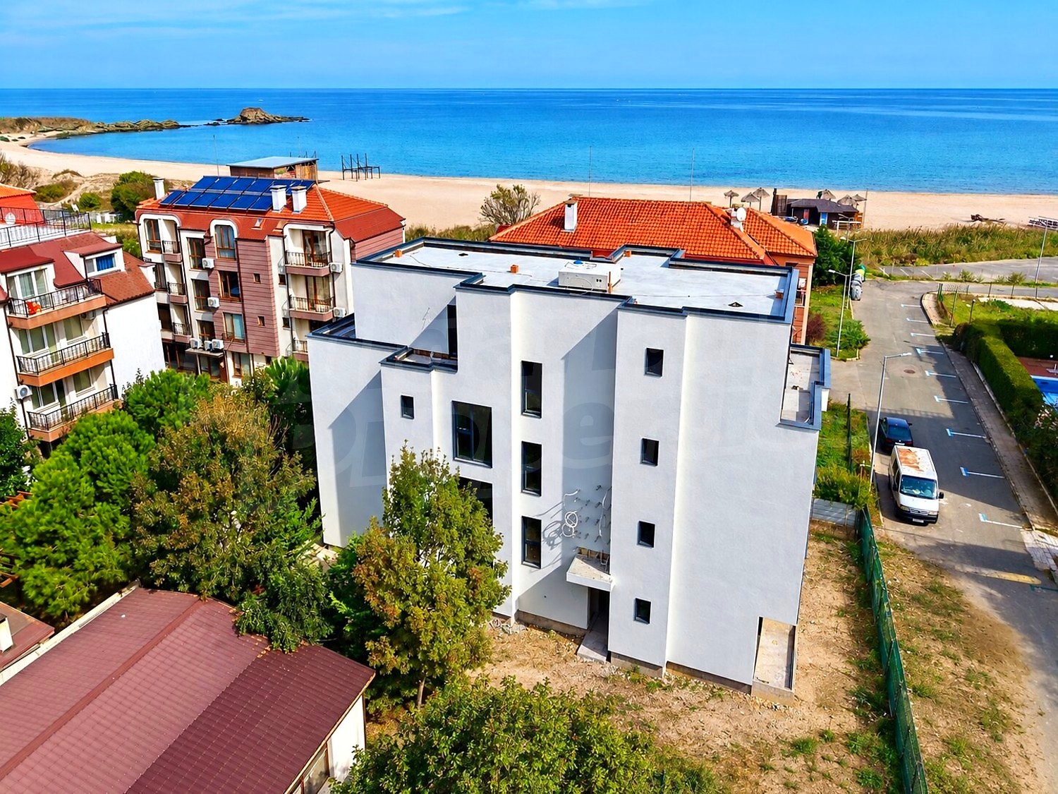 outside, facade, sea, garden